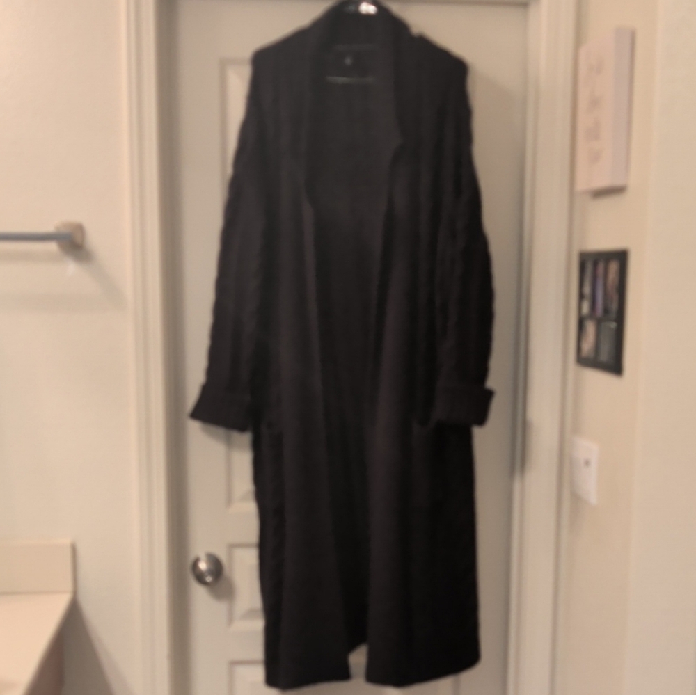 Black Long Cardigan